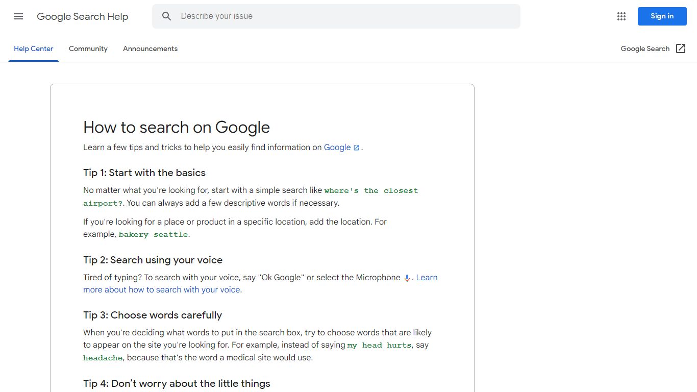 How to search on Google - Google Search Help