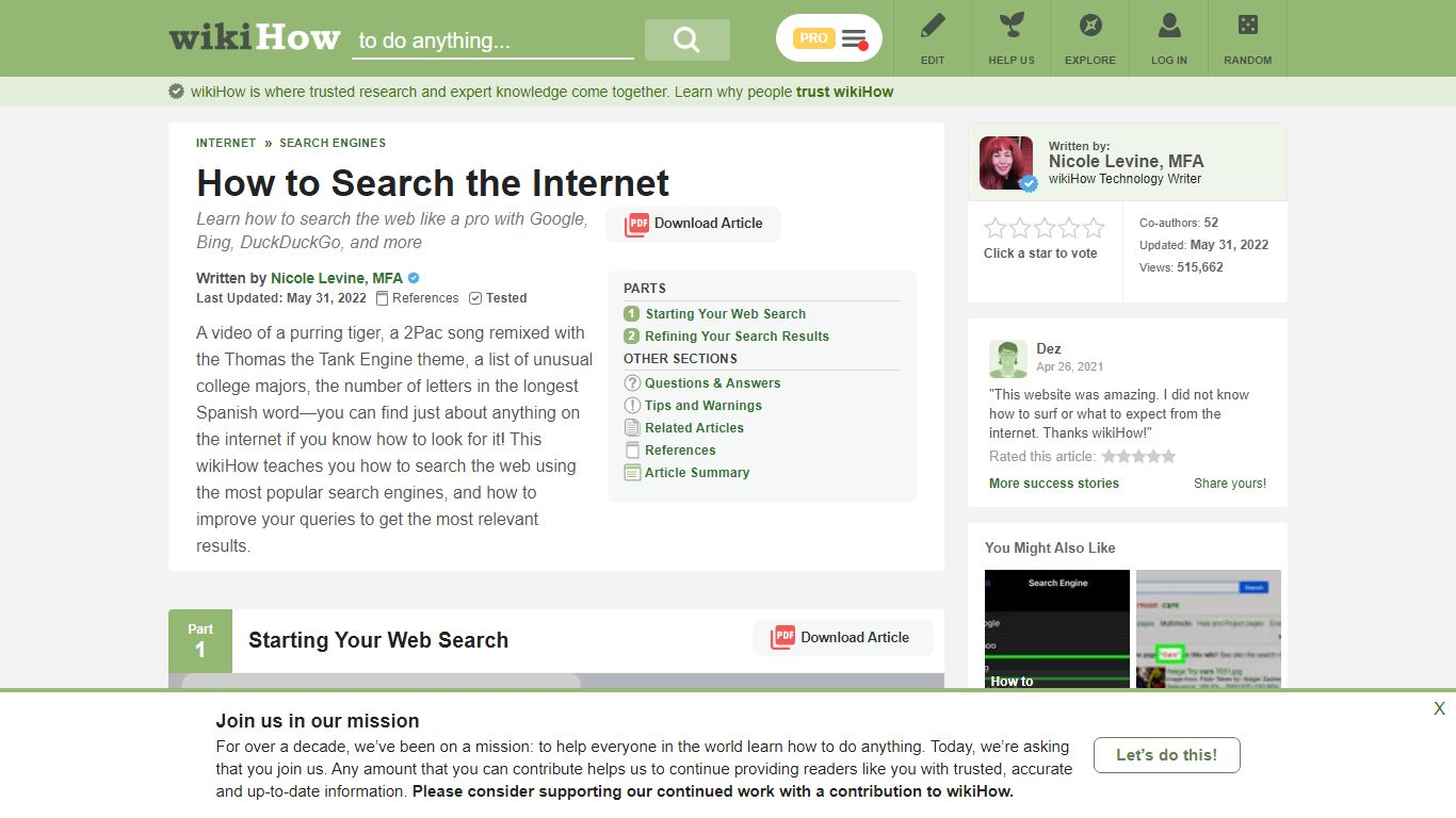 How to Search the Internet: 9 Steps (with Pictures) - wikiHow