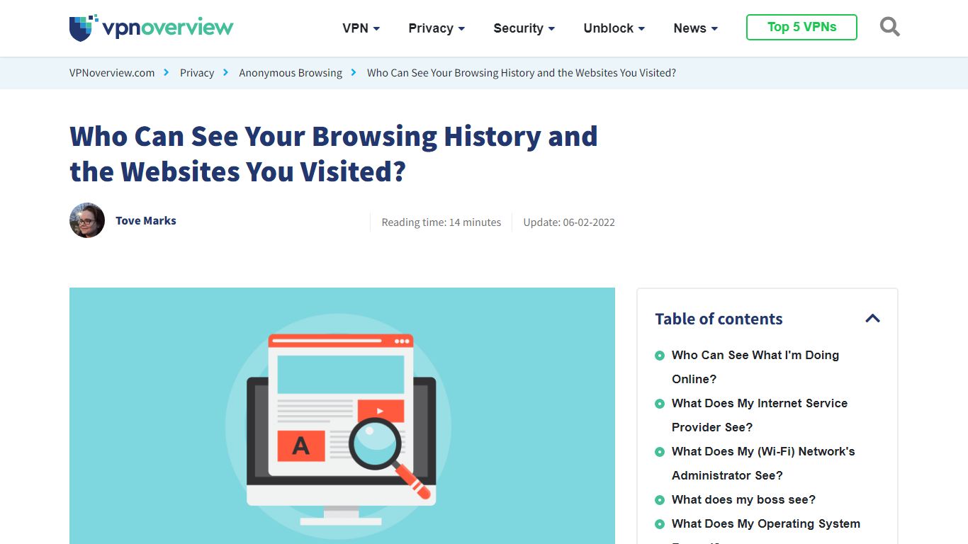 Who Can See Your Browsing History and the Websites You Visited?